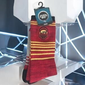 3/$20 Bioworld NWT Ready Player One Adult Crew Socks Sock Size 10-13 Gunter Life